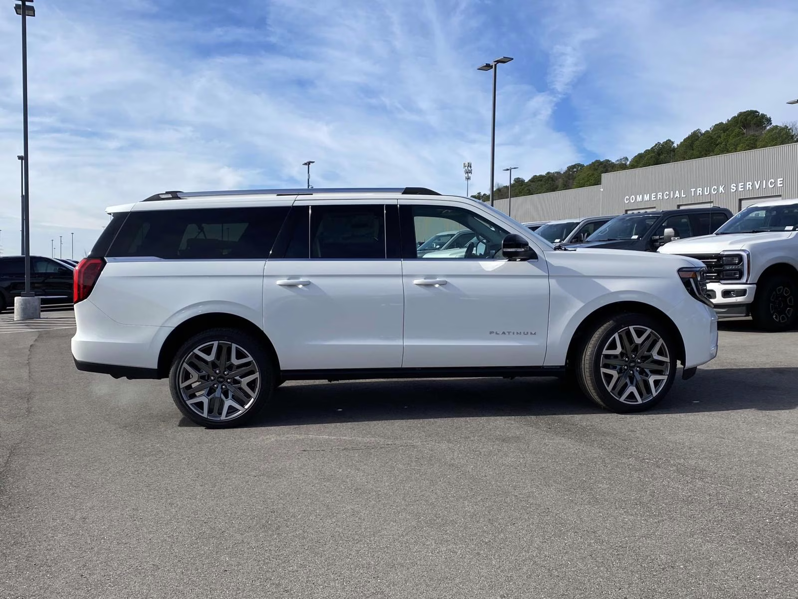 2026 White Metallic Ford Expedition Max Platinum 4X4 SUV