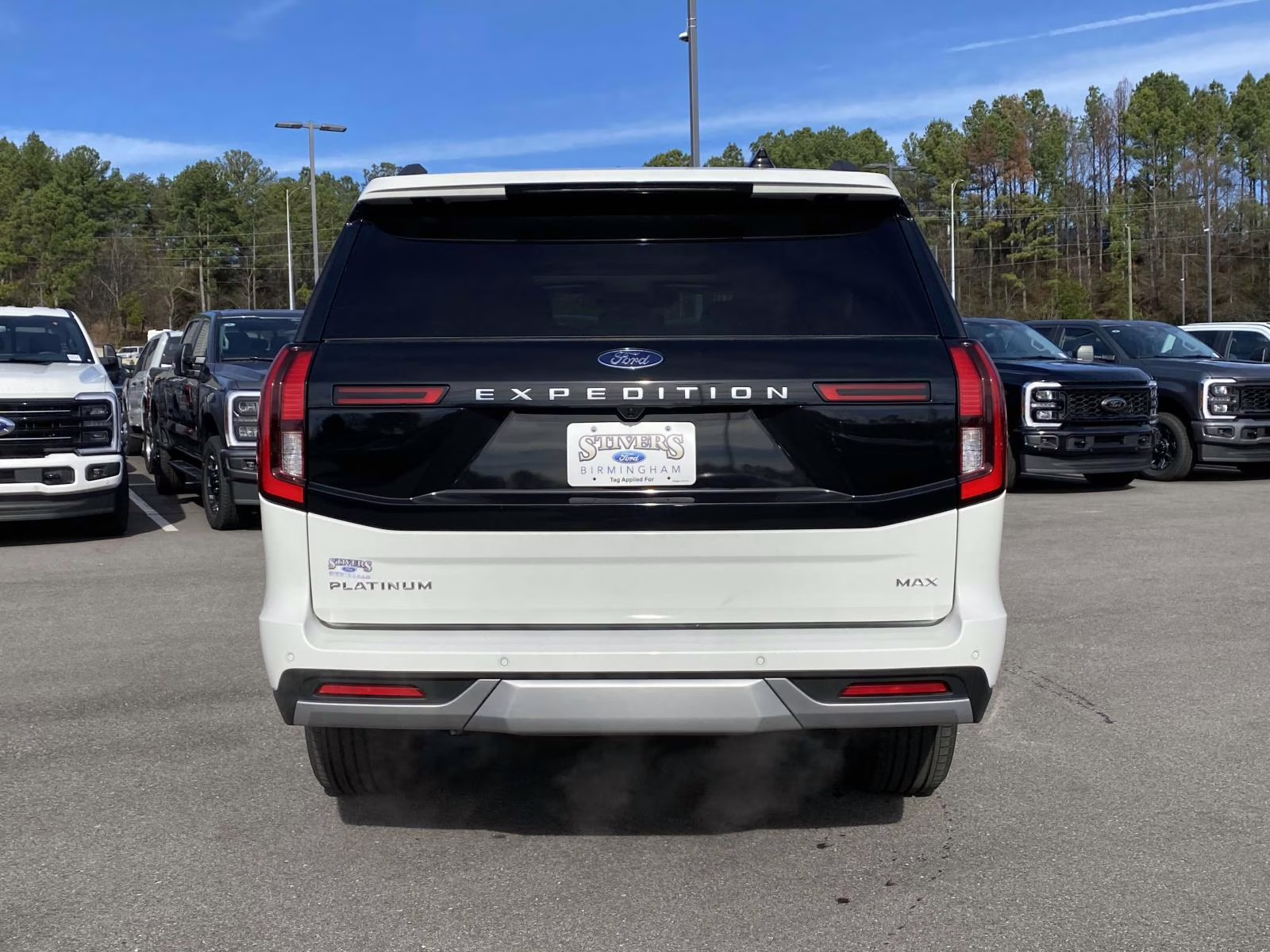 2026 White Metallic Ford Expedition Max Platinum 4X4 SUV