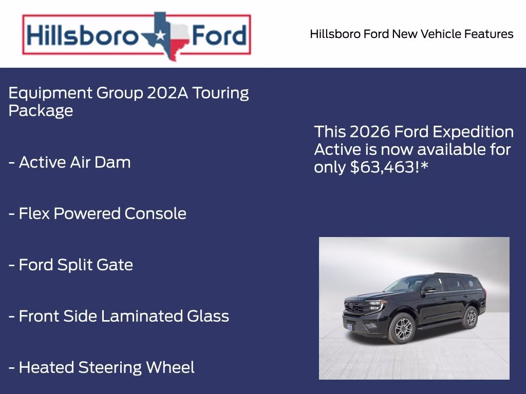 2026 Agate Black Metallic Ford Expedition Active RWD SUV
