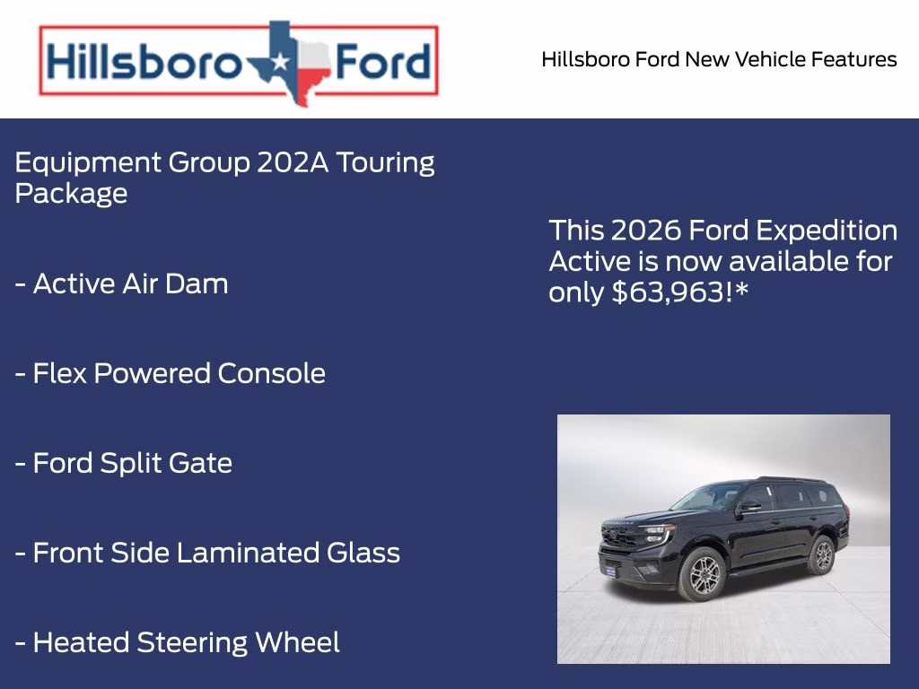 2026 Agate Black Metallic Ford Expedition Active RWD SUV