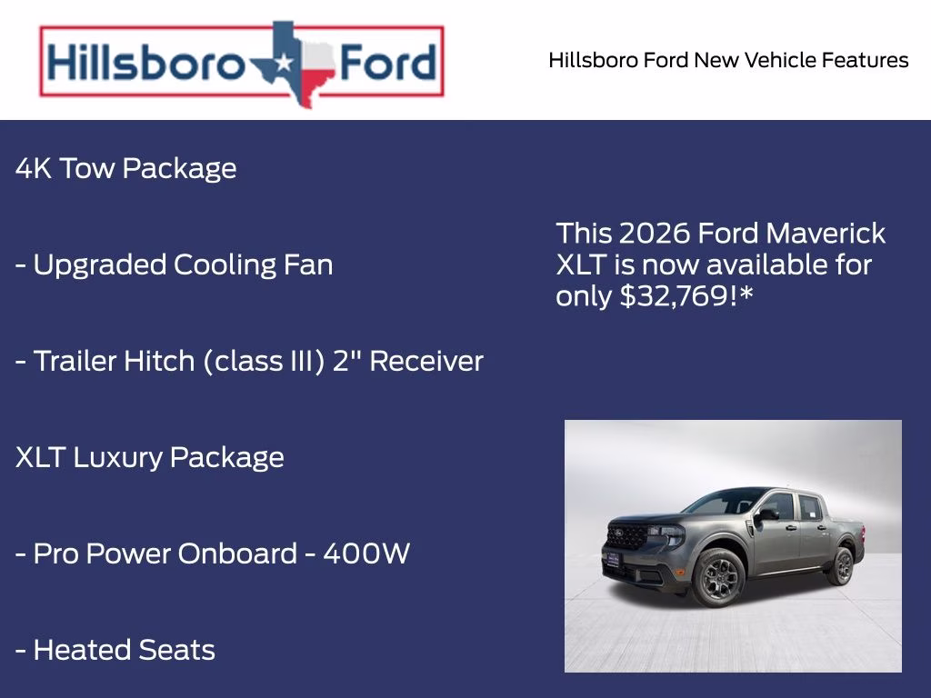 2026 Carbonized Gray Metallic Ford Maverick XLT AWD Truck