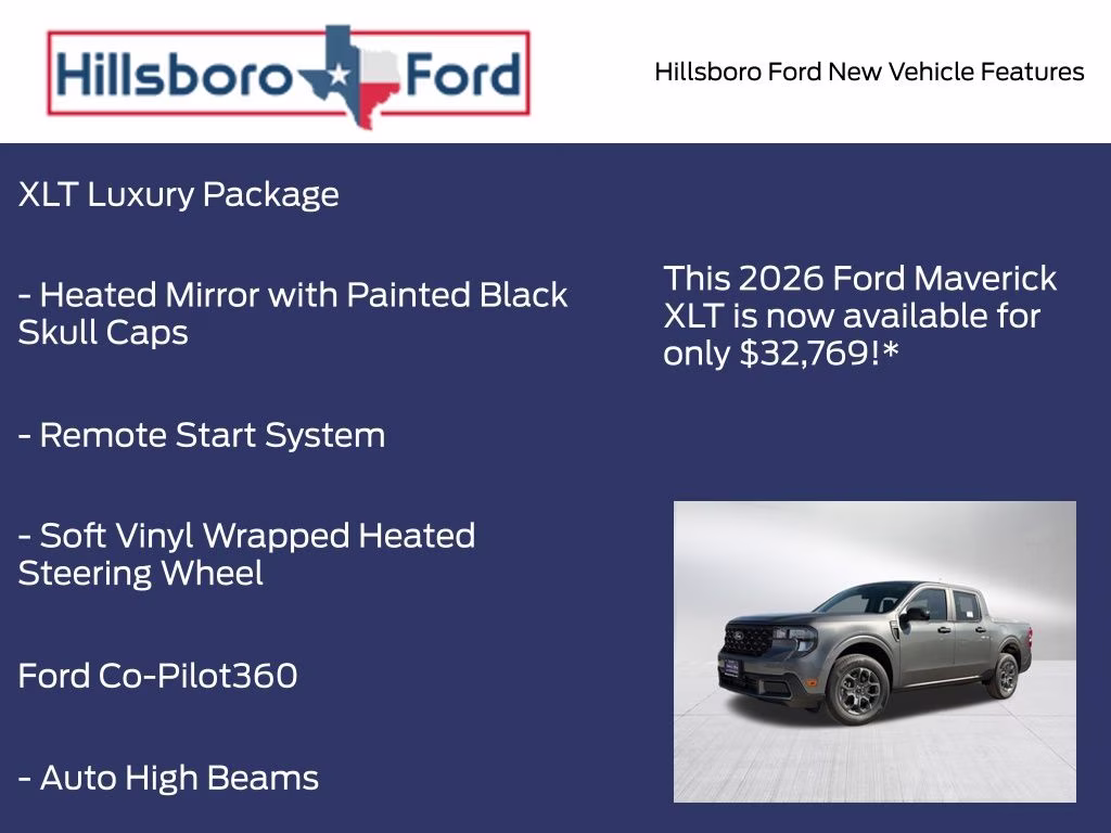 2026 Carbonized Gray Metallic Ford Maverick XLT AWD Truck