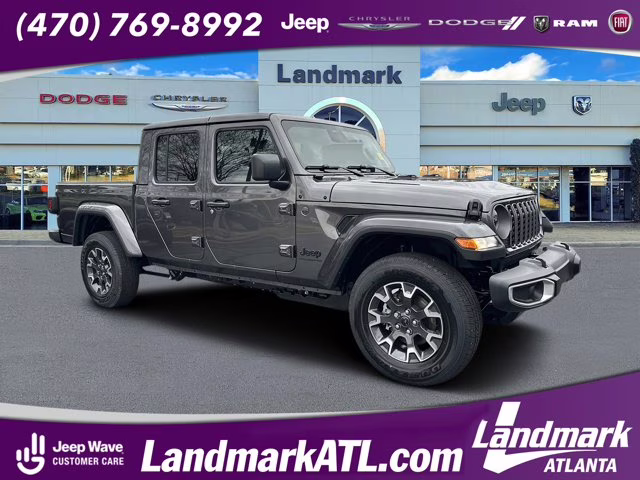 2026 Granite Crystal Metallic Clearcoat Jeep Gladiator Sahara 4X4 Truck
