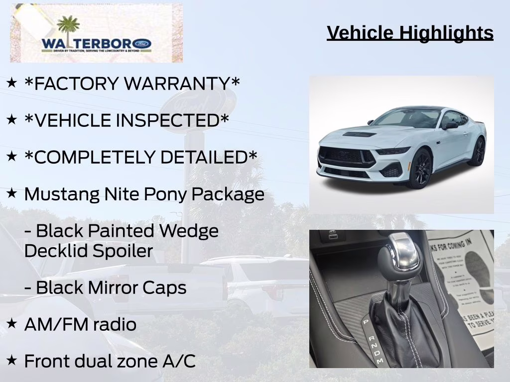 2026 Oxford White Ford Mustang GT RWD Coupe