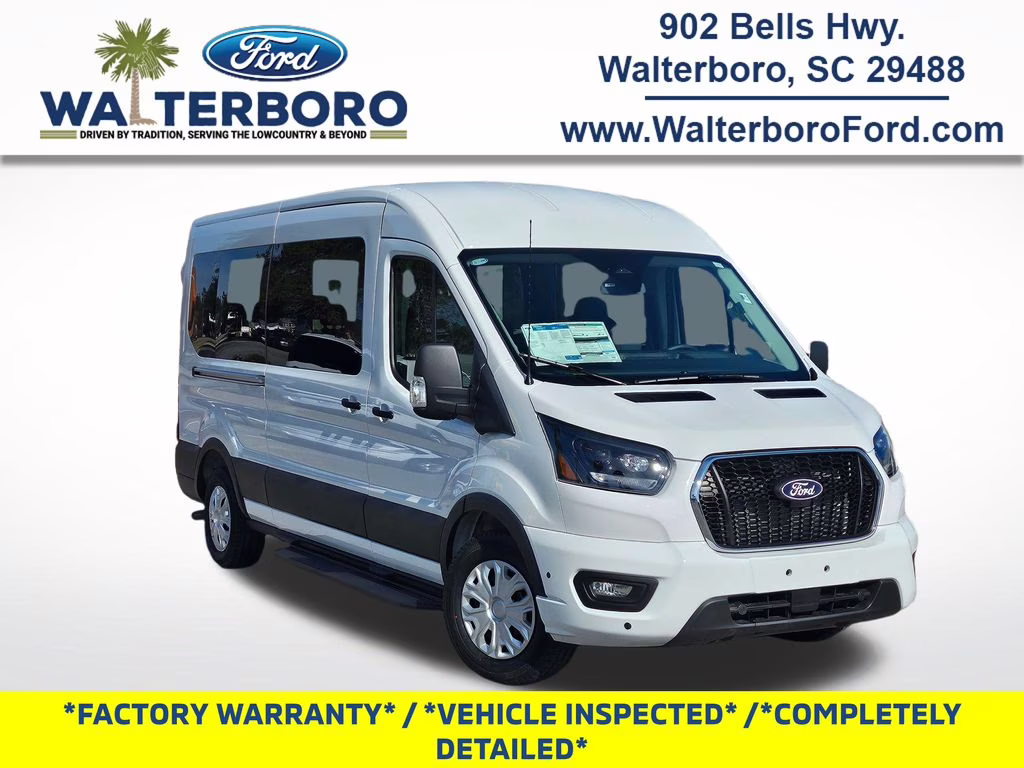 2026 Oxford White Ford Transit-350 XL RWD Crossover