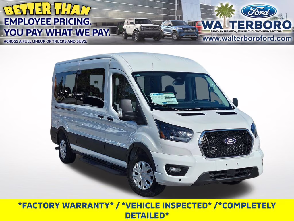 2026 Oxford White Ford Transit-350 XL RWD Crossover