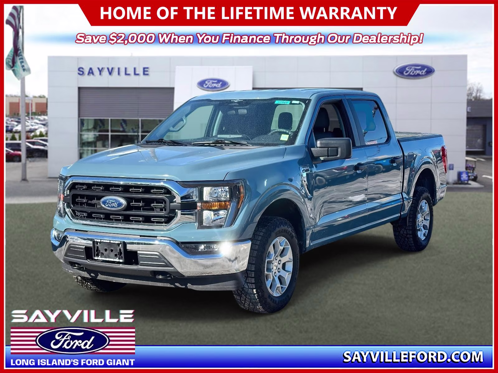 2023 Area 51 Blue Ford F-150 XLT 4WD SuperCrew 5.5' Box 4X4 Truck