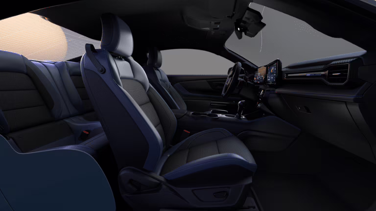 2026 Blue Ford Mustang Dark Horse RWD Coupe