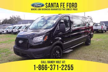 2026 Black Ford Transit Passenger Wagon XL in rental AWD Van