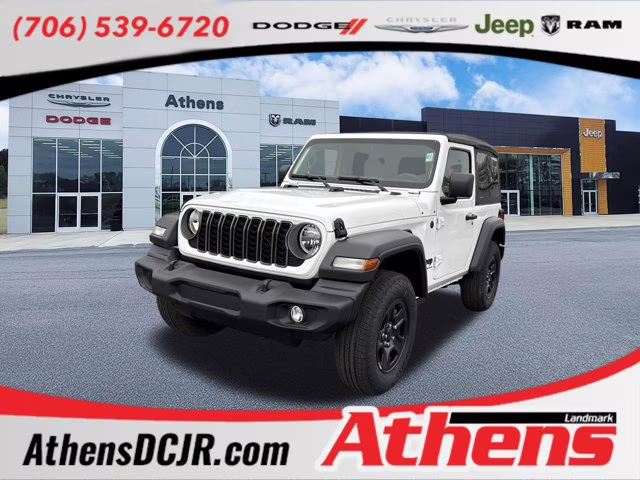 2026 Bright White Clearcoat Jeep Wrangler Sport 4X4 Convertible