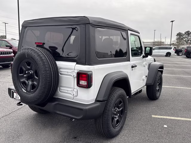 2026 Bright White Clearcoat Jeep Wrangler Sport 4X4 Convertible