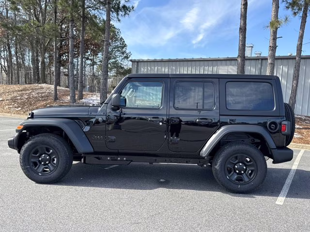 2026 Black Clearcoat Jeep Wrangler Sport 4X4 Convertible