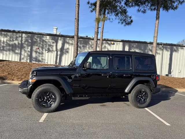 2026 Black Clearcoat Jeep Wrangler Sport 4X4 Convertible