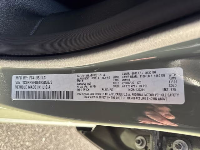 2026 Canyon Lake Ram 1500 Big Horn RWD Truck