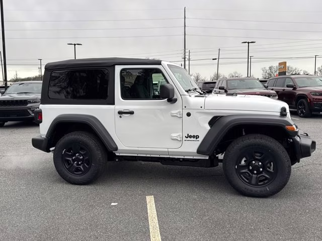 2026 Bright White Clearcoat Jeep Wrangler Sport 4X4 Convertible
