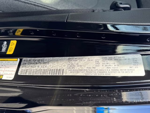 2026 Black Clearcoat Jeep Wrangler Sport 4X4 Convertible