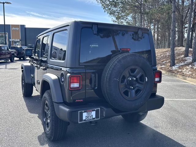 2026 Black Clearcoat Jeep Wrangler Sport 4X4 Convertible