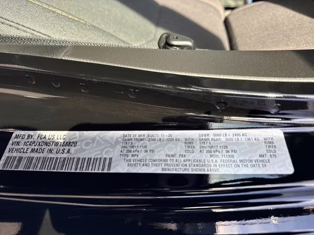 2026 Black Clearcoat Jeep Wrangler Sport 4X4 Convertible