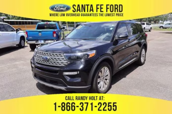 2022 Black Ford Explorer Limited RWD SUV