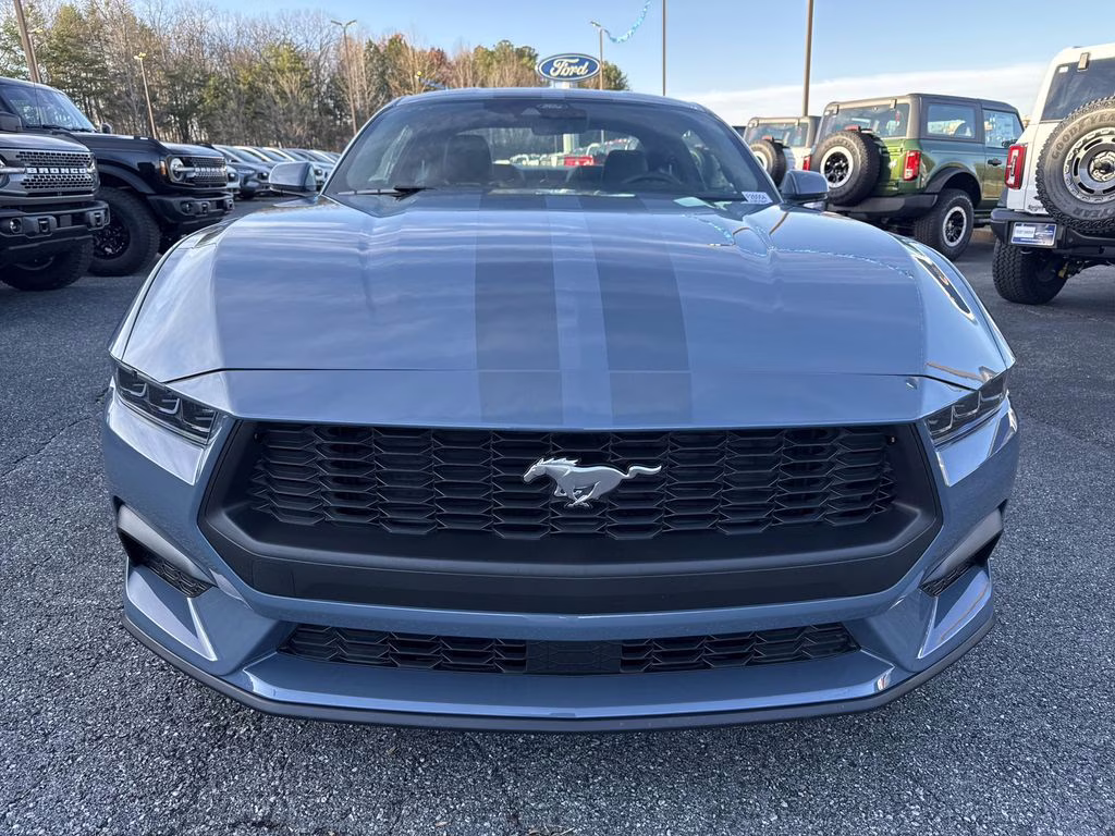 2026 Vapor Blue Metallic Ford Mustang EcoBoost Premium RWD Coupe