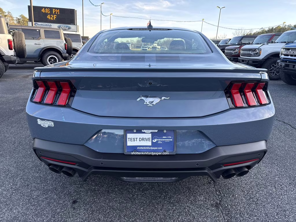 2026 Vapor Blue Metallic Ford Mustang EcoBoost Premium RWD Coupe