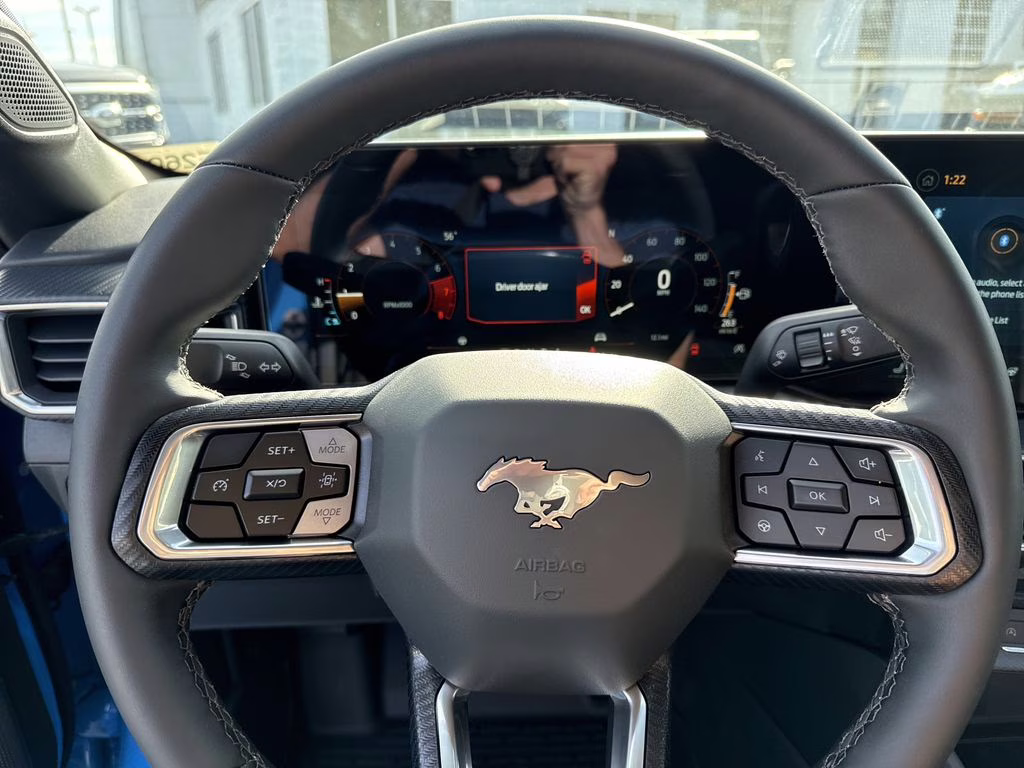 2026 Grabber Blue Metallic Ford Mustang EcoBoost Premium RWD Coupe