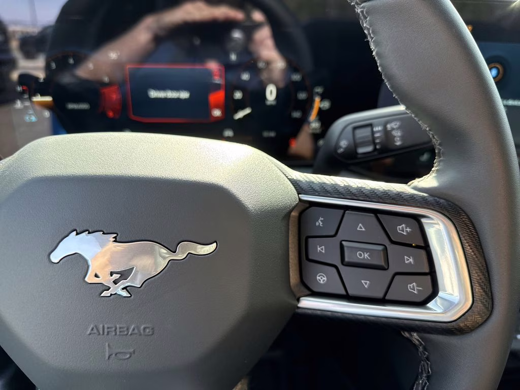 2026 Grabber Blue Metallic Ford Mustang EcoBoost Premium RWD Coupe