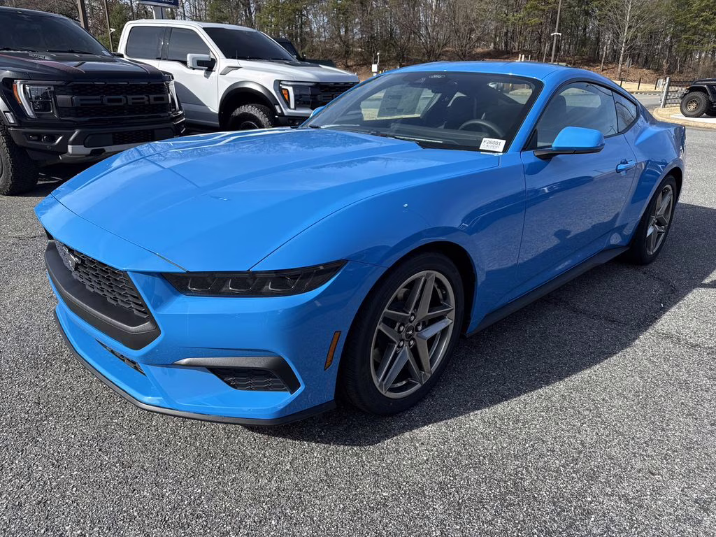 2026 Grabber Blue Metallic Ford Mustang EcoBoost Premium RWD Coupe
