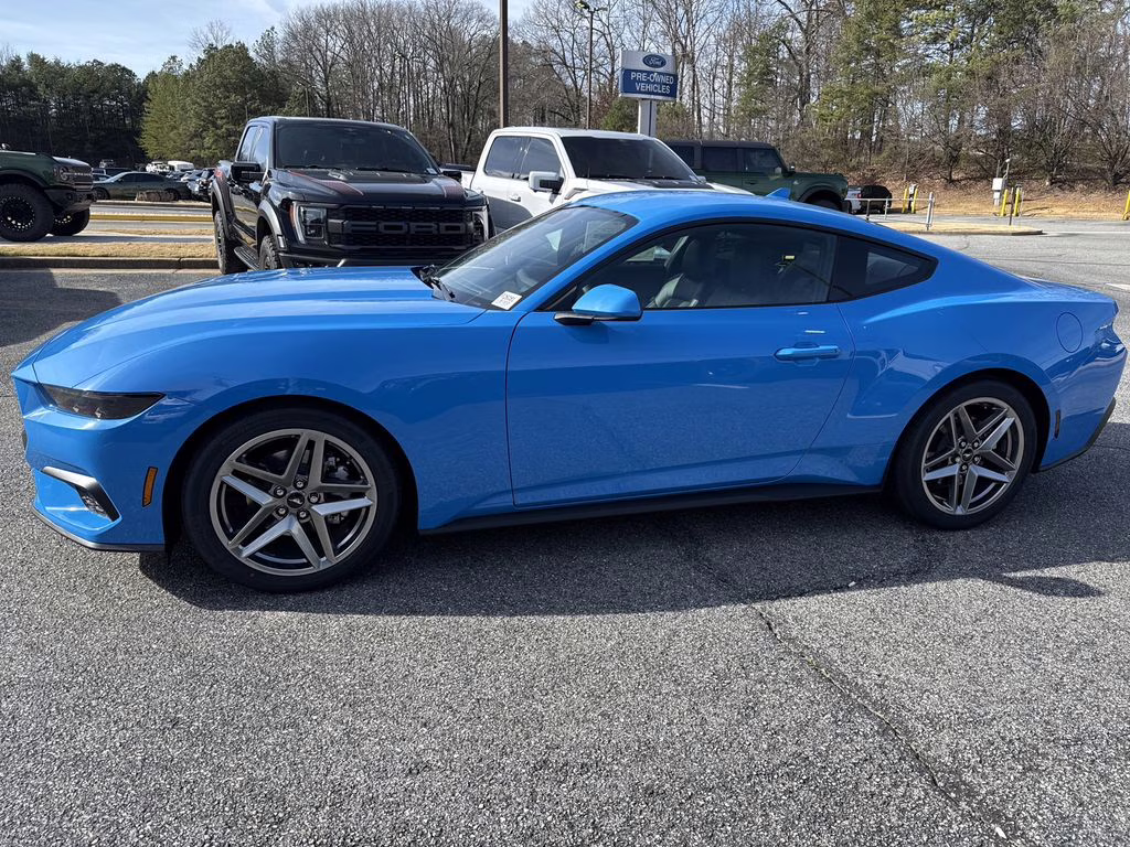 2026 Grabber Blue Metallic Ford Mustang EcoBoost Premium RWD Coupe
