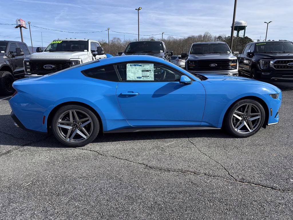 2026 Grabber Blue Metallic Ford Mustang EcoBoost Premium RWD Coupe