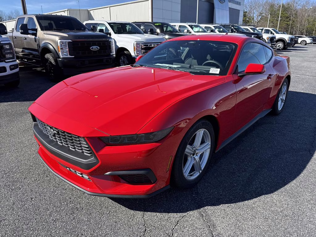 2026 Race Red Ford Mustang EcoBoost RWD Coupe