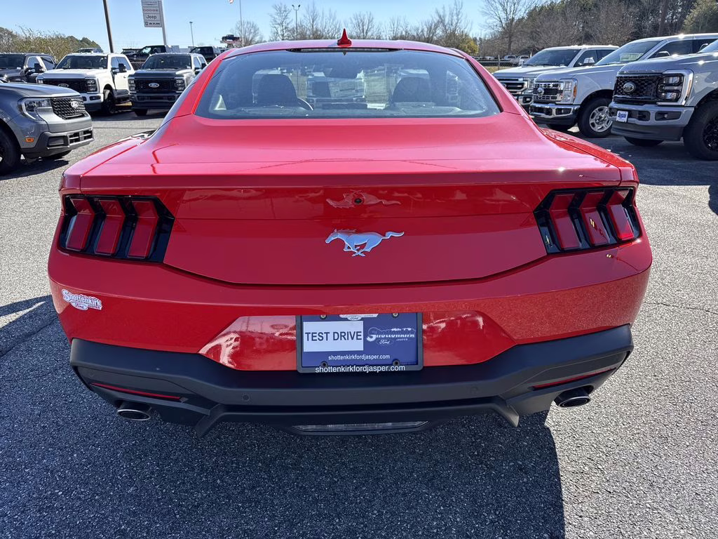 2026 Race Red Ford Mustang EcoBoost RWD Coupe