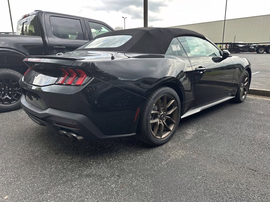 2025 Shadow Black Ford Mustang GT Premium RWD Convertible