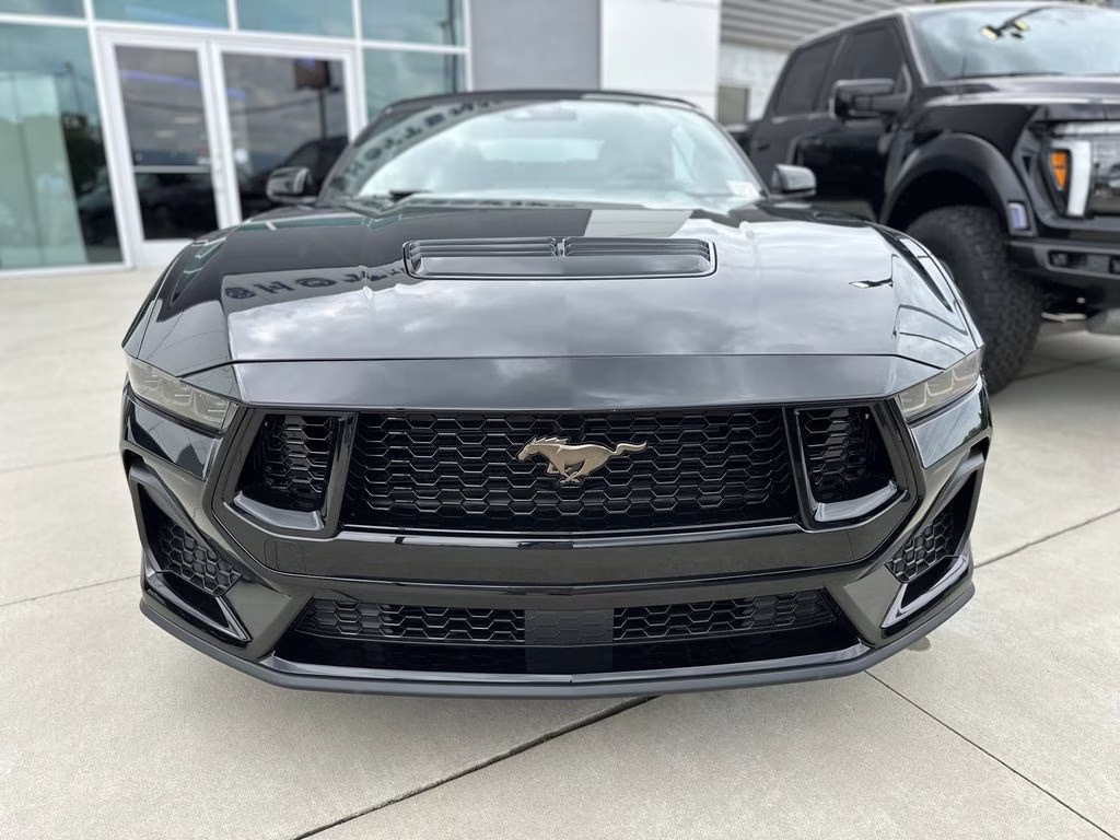 2025 Shadow Black Ford Mustang GT Premium RWD Convertible