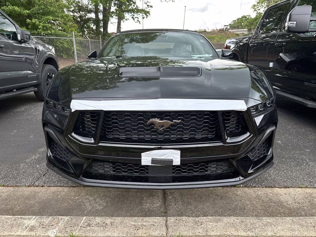 2025 Shadow Black Ford Mustang GT Premium RWD Convertible