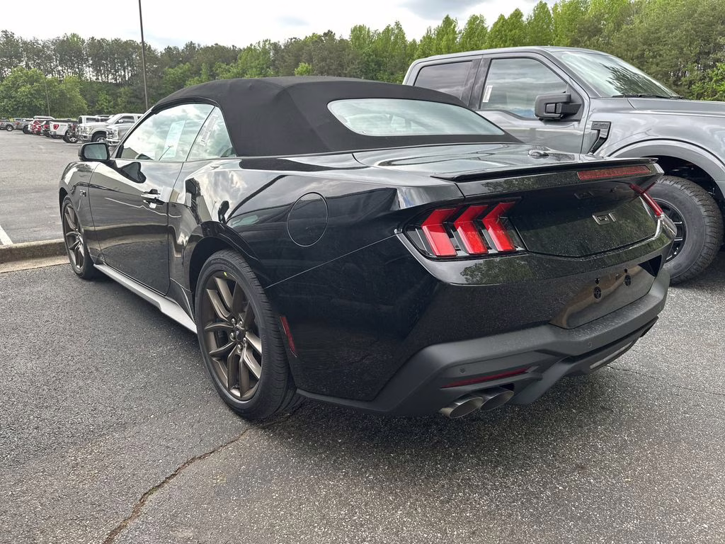 2025 Shadow Black Ford Mustang GT Premium RWD Convertible