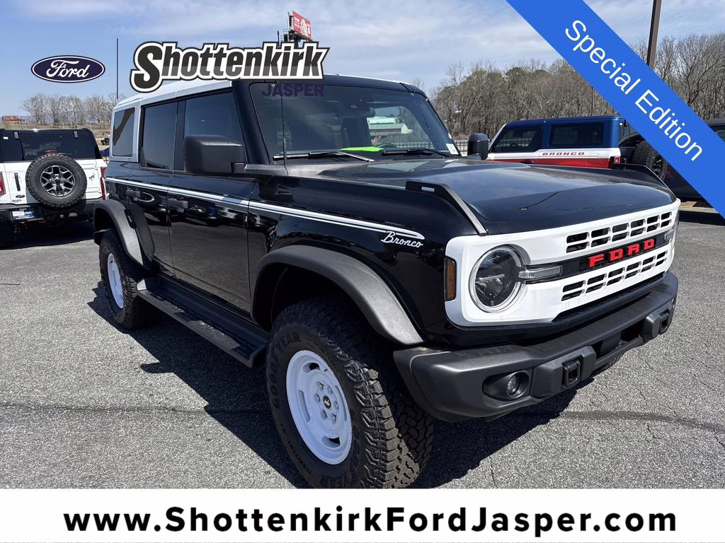 2025 Shadow Black Ford Bronco Heritage Edition 4X4 SUV