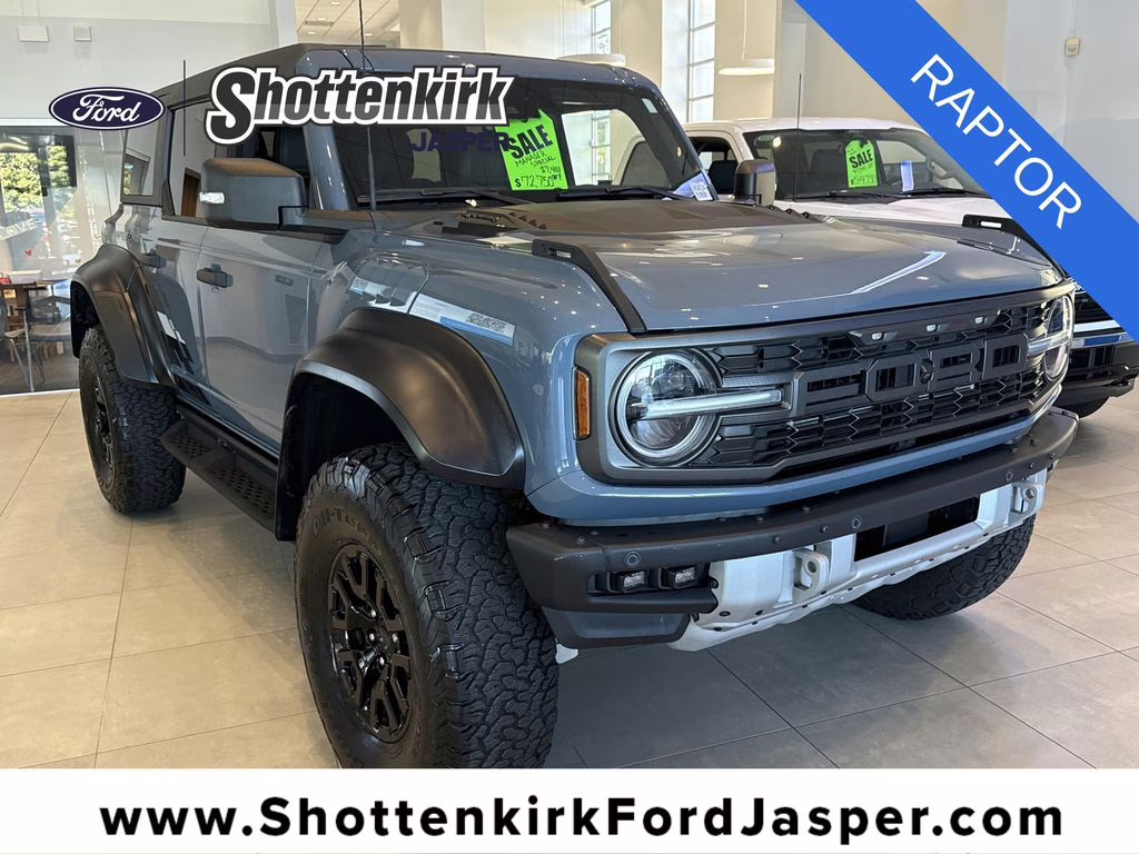 2023 Azure Gray Metallic Tri-Coat Ford Bronco Raptor 4X4 SUV