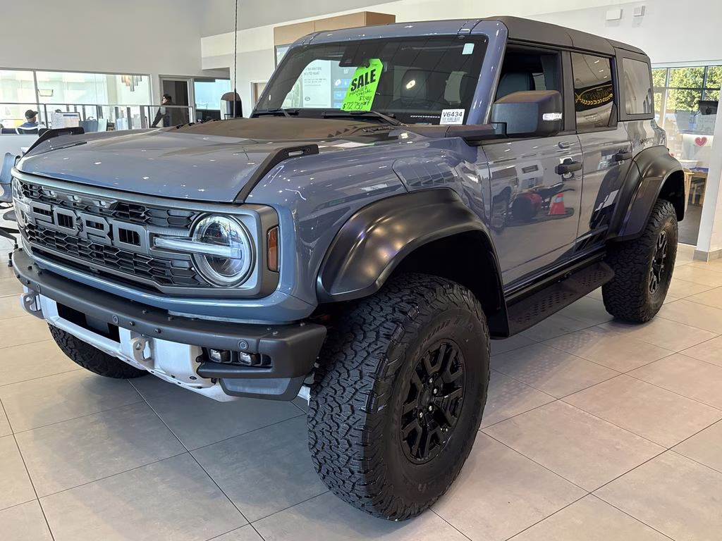 2023 Azure Gray Metallic Tri-Coat Ford Bronco Raptor 4X4 SUV