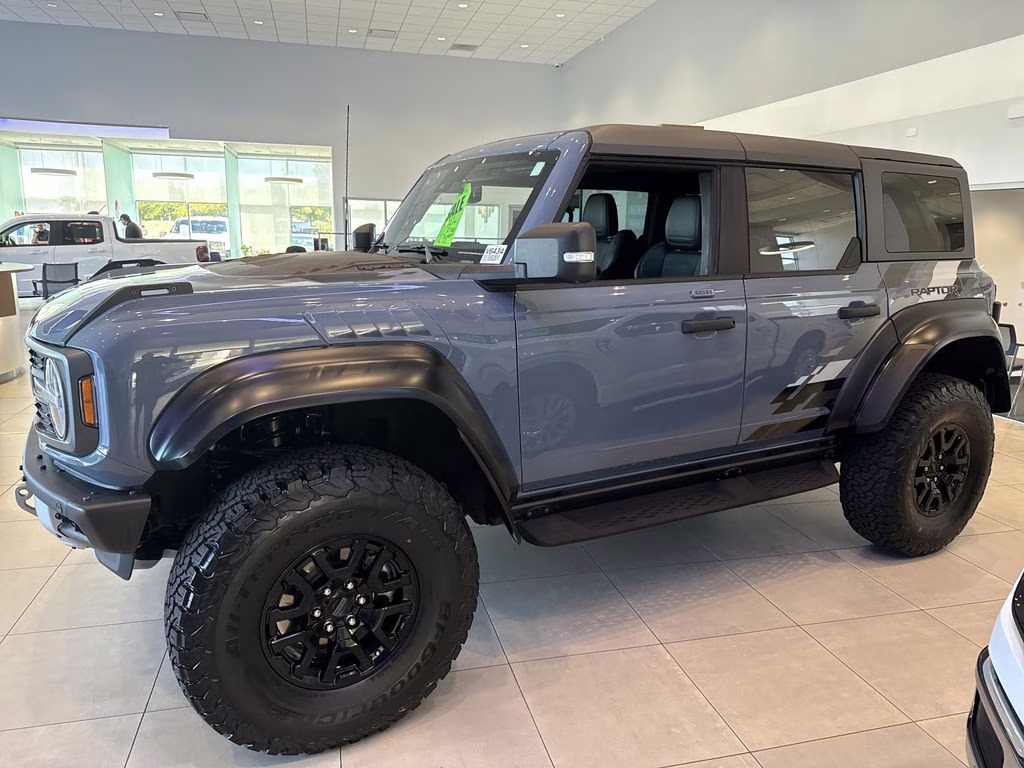 2023 Azure Gray Metallic Tri-Coat Ford Bronco Raptor 4X4 SUV