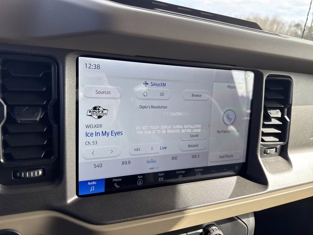 2025 Ruby Red Metallic Tinted Clearcoat Ford Bronco Big Bend 4X4 SUV