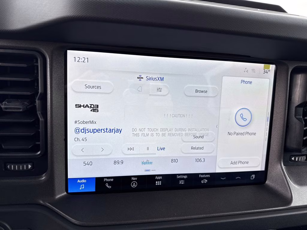 2025 Oxford White Ford Bronco Big Bend 4X4 SUV