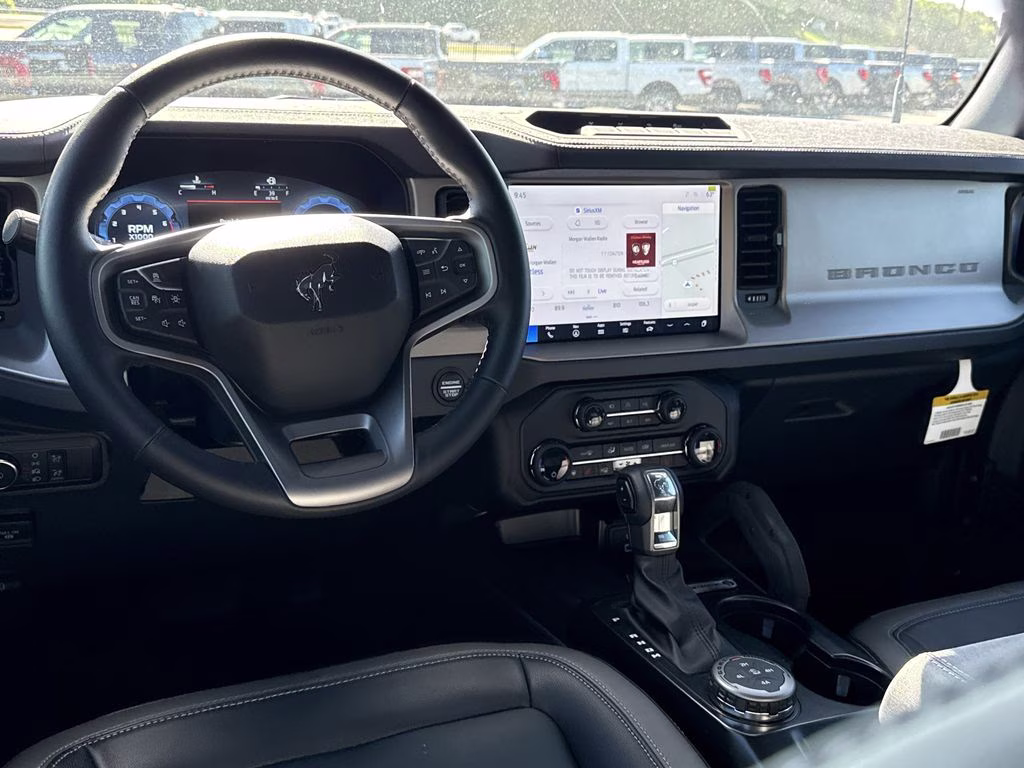 2025 Azure Gray Metallic Tri-Coat Ford Bronco Outer Banks 4X4 SUV