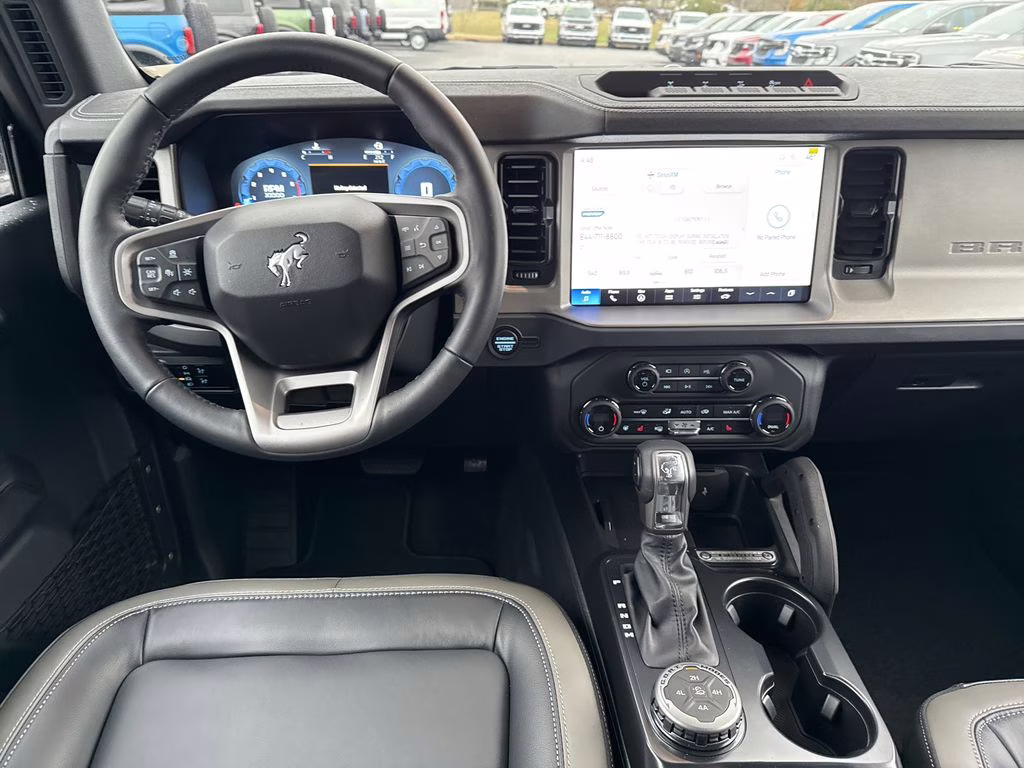 2025 Azure Gray Metallic Tri-Coat Ford Bronco Outer Banks 4X4 SUV