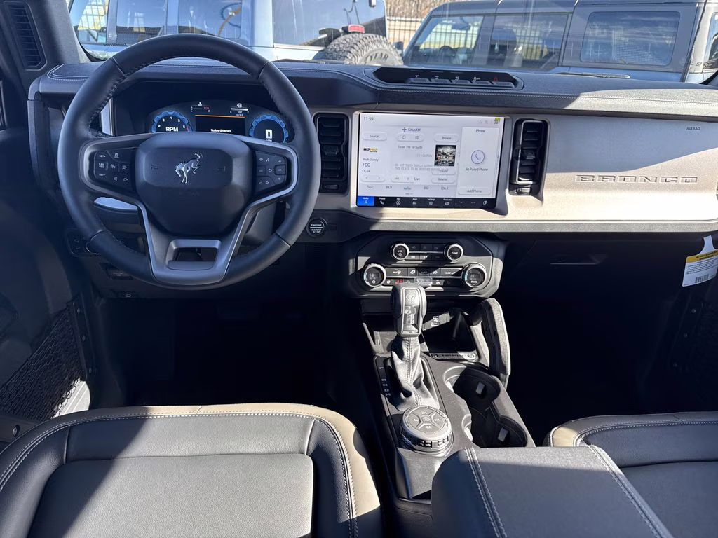 2025 Azure Gray Metallic Tri-Coat Ford Bronco Outer Banks 4X4 SUV