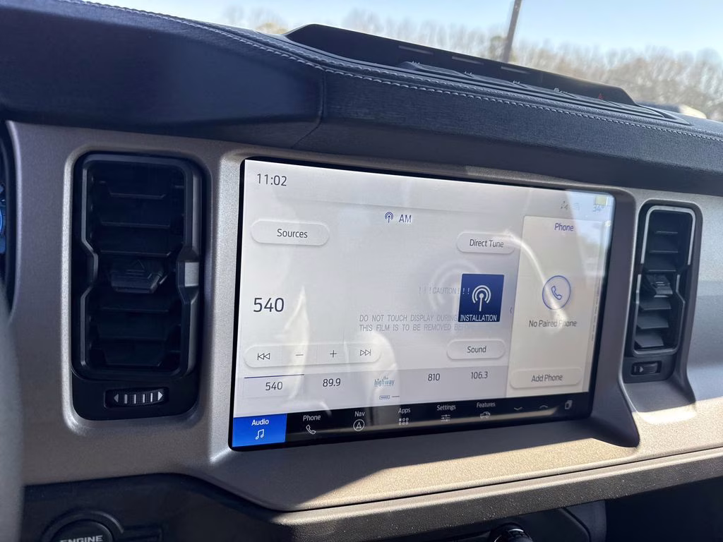 2025 Oxford White Ford Bronco Outer Banks 4X4 SUV