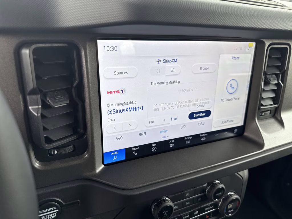 2025 Oxford White Ford Bronco Badlands 4X4 SUV