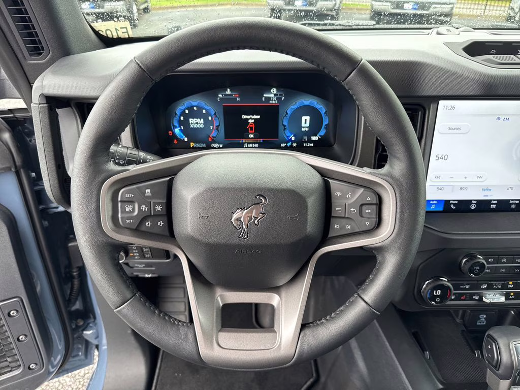 2025 Azure Gray Metallic Tri-Coat Ford Bronco Badlands 4X4 SUV