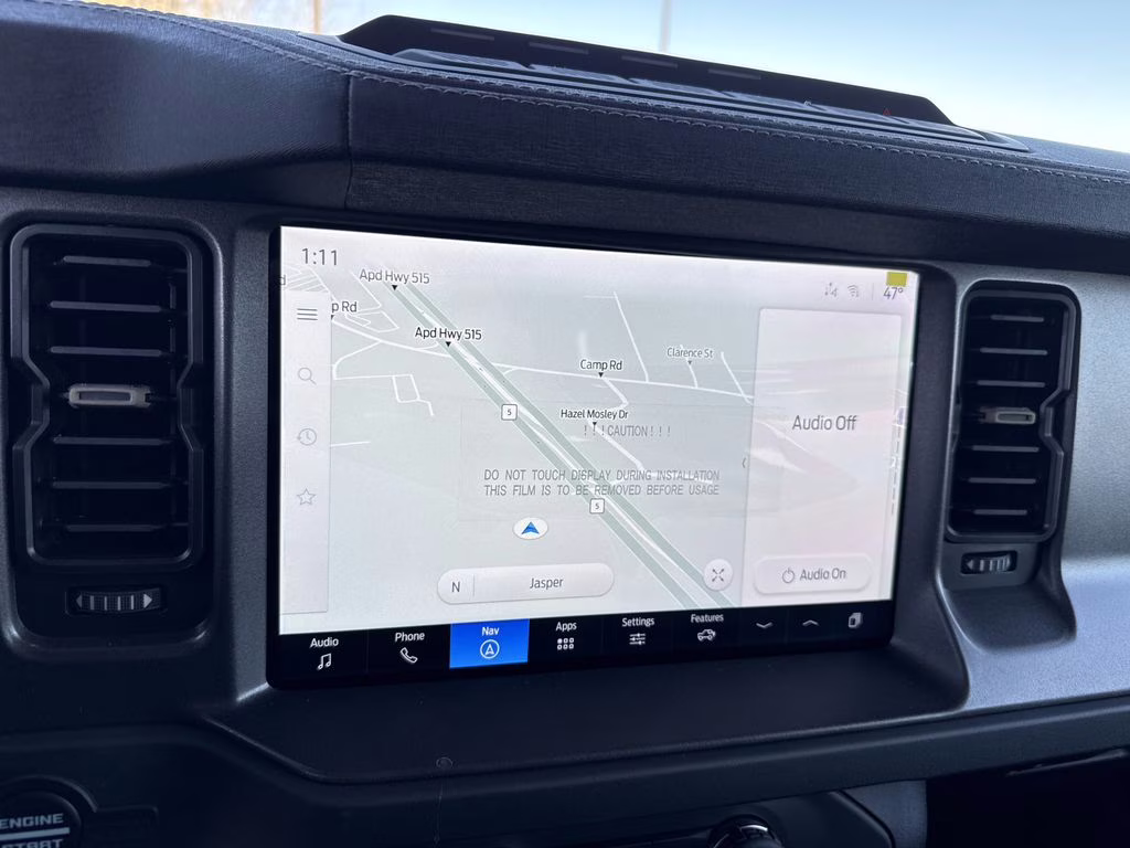 2025 Azure Gray Metallic Tri-Coat Ford Bronco Badlands 4X4 SUV