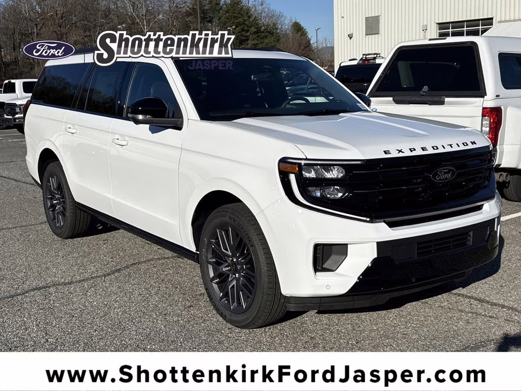 2025 Oxford White Ford Expedition Max Platinum 4X4 SUV